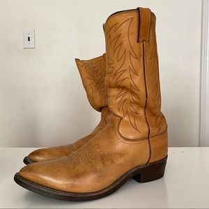 Tan Cowboy Boots Justin Boots